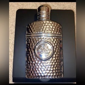 1988 Old Spice After Shave Admiral's Glass Flask Decanter Vintage 7 Fl. Oz EMPTY